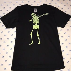 Glow-in-the-dark skeleton T